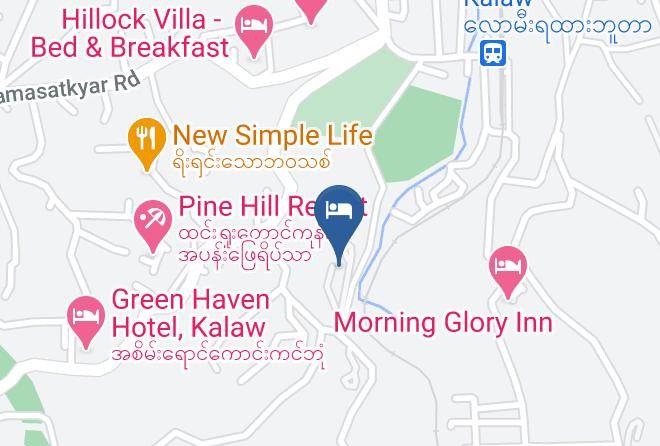 Taunggyi - Kalaw Heritage Hotel Maps