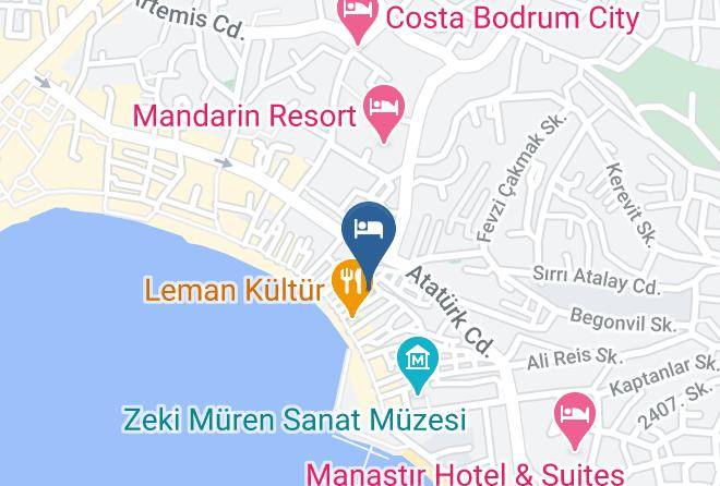 Bodrum - Kale Hotel Maps