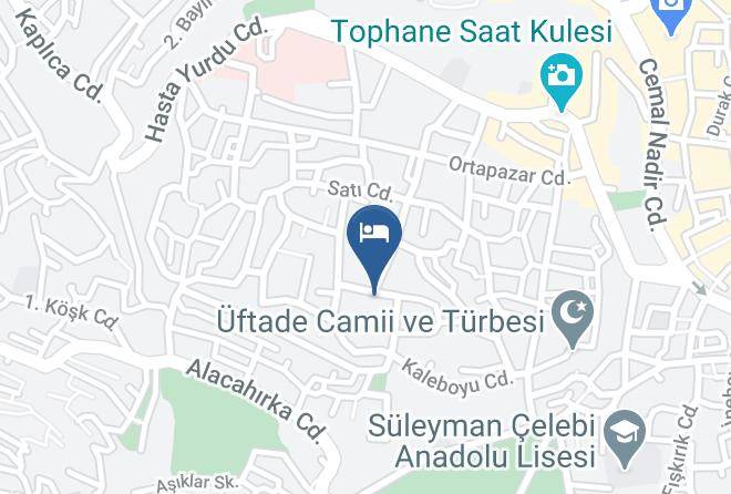 Osmangazi - Kaleici Otel Maps