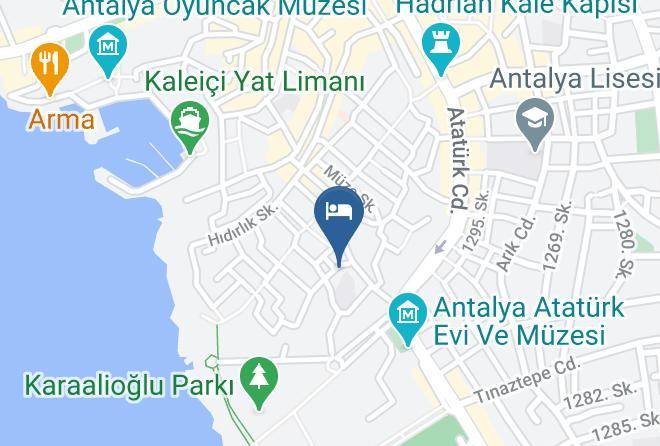 Muratpasa - Kaleici Hotel Maps