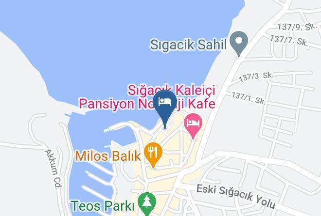 Seferihisar - Kaleici Silenos Boutique Otel Maps