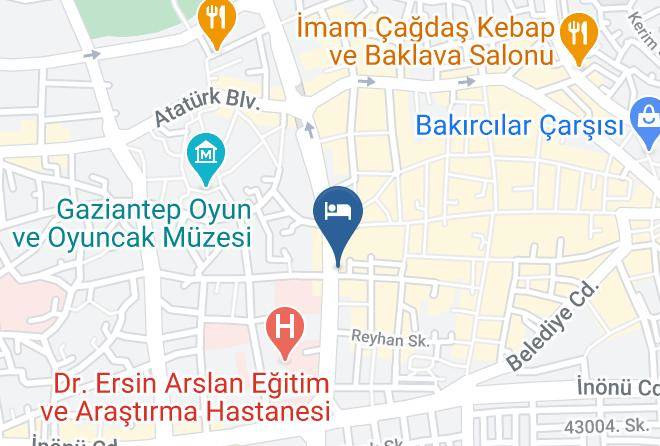 Sahinbey - Hotel Kaleli Maps