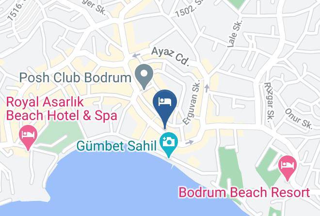 Bodrum - Kalender Hotel Maps