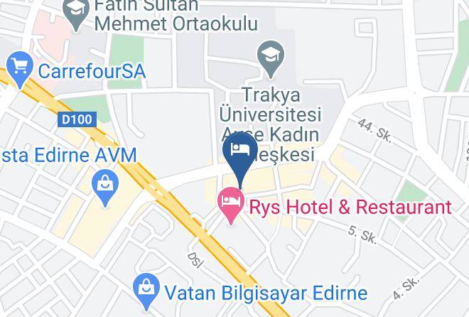 Edirne 1 Murat - Kalevera Hotel Maps