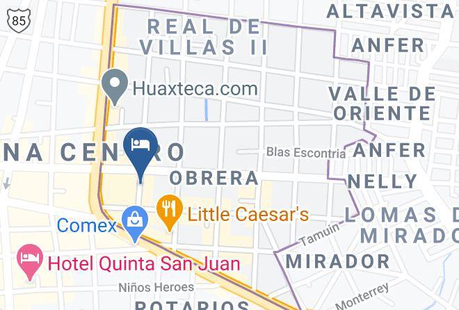 Ciudad Valles - Kali Huasteca Posada Maps