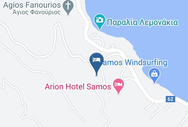 Samos - Kalidon Panorama Hotel Maps