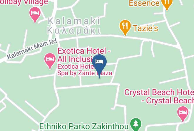 Zakinthos - Kalidonio Studios Maps