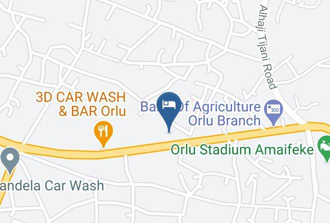 Orlu - Kalifornia Hotels And Suites Orlu Maps
