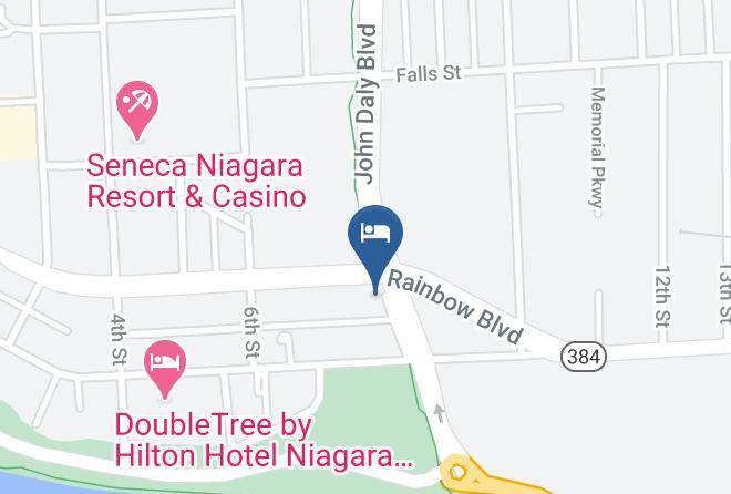 Kalika Hotel Niagara Falls Downtown Ny Map