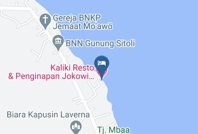 Nias Regency - Kaliki Resto & Penginapan Jokowi Di Nias Maps