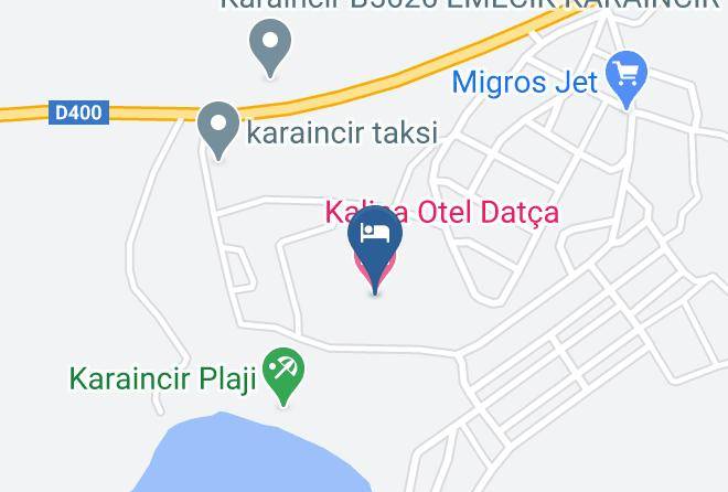 Mugla - Kalina Otel Datca Maps