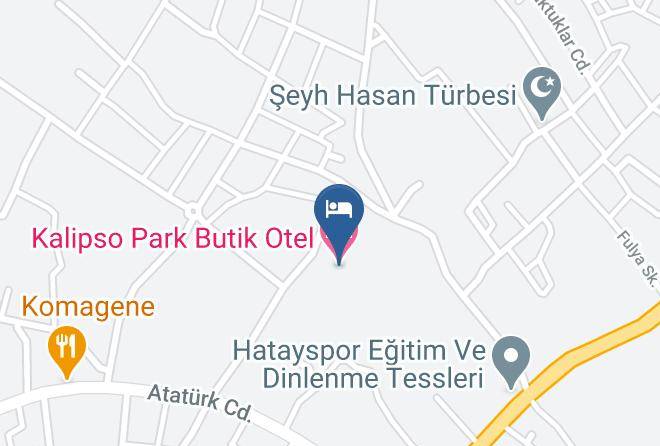 Antakya - Kalipso Park Butik Otel Maps