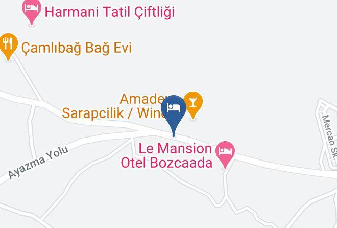 Kalispera Otel Bozcaada Map