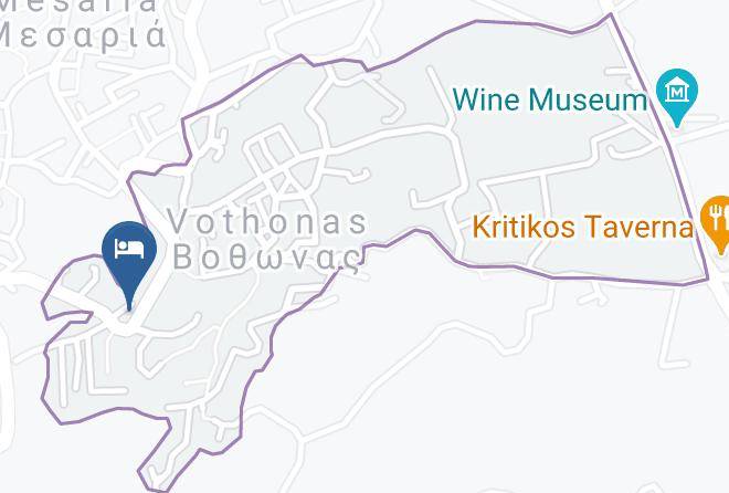 Kalisperis Hotel Map