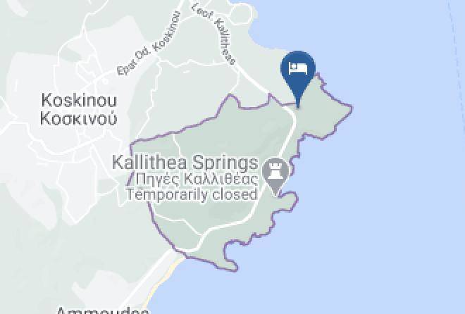 Dodecanese - Kalithea Mare Palace Maps