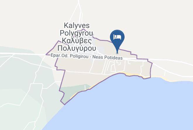 Khalkidhiki - Kalives Resort Maps