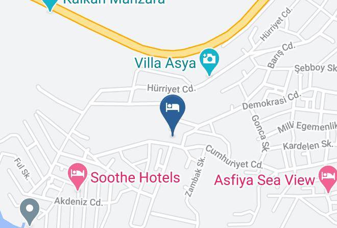 Kas - Kalkan Park Hotel Maps