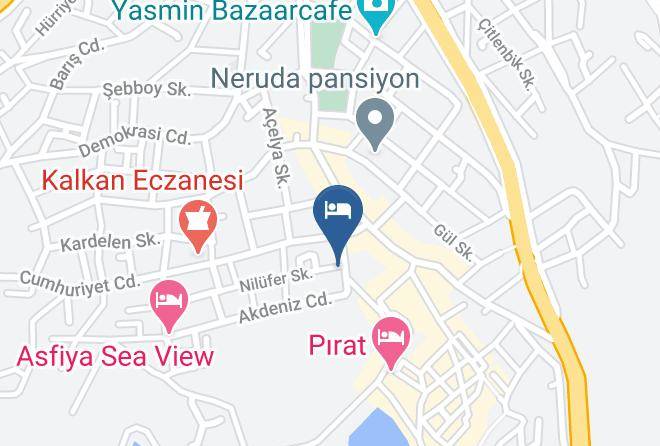 Kas - Kalkan Suites Maps