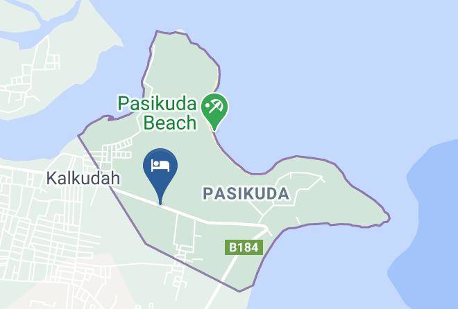 Trincomalee - Kalkudah Budget Hotel Maps