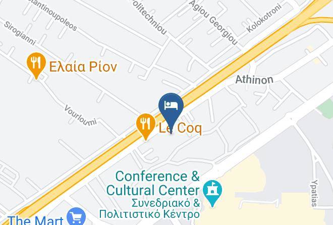 Achaea - Kallirroe Hotel Maps