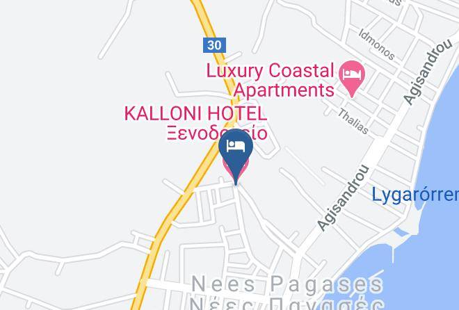 Kalloni Hotel Map