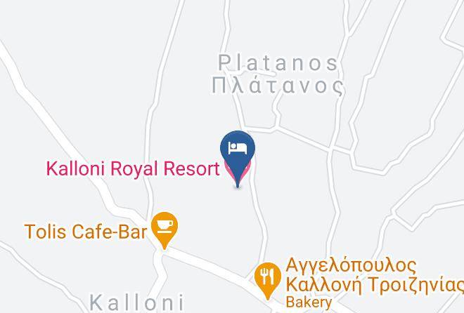 Perifereiaki Enotita Nison - Kalloni Royal Resort Maps