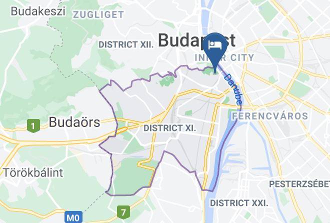 Budapest 11 Kerulet - Kalmar Panzio Maps