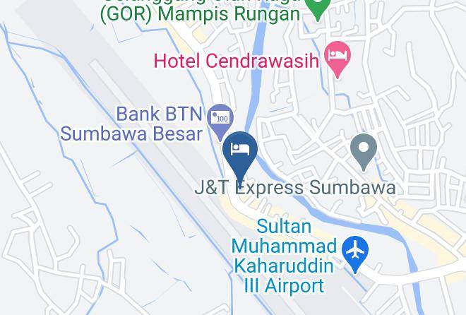 Sumbawa - Kaloka Airport Hotel Maps
