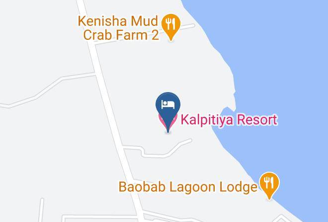 Kurunegala - Kalpitiya Resort Maps