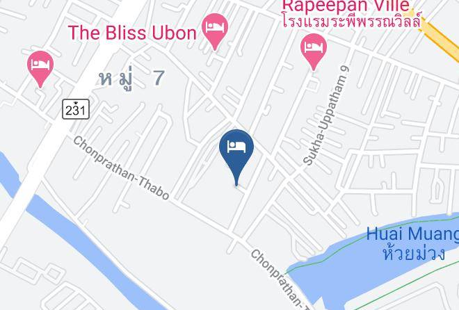 Amphoe Mueang Ubon Ratchathani - Kam Phaeng Hotel Maps