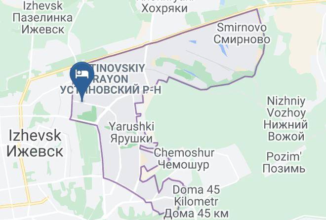 Izhevsk - Kama Hotel Maps