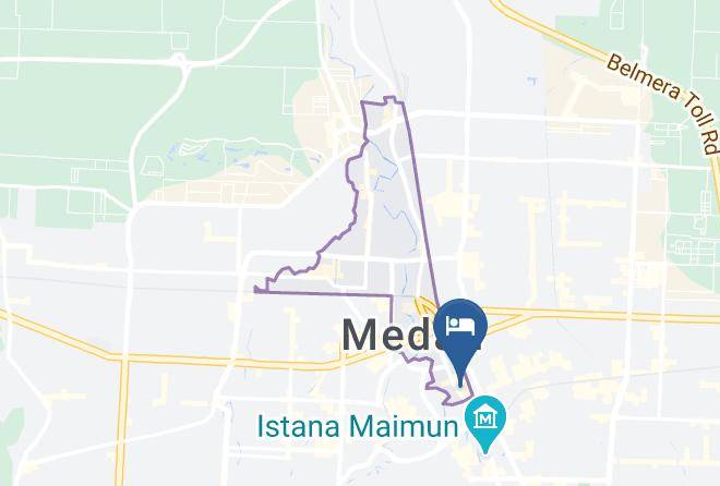 Kota Medan - Kama Hotel Maps