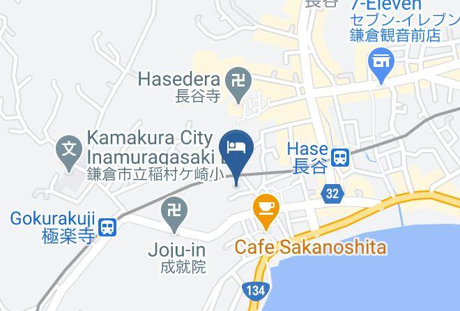 Kamakura Hase Youth Hotel Map