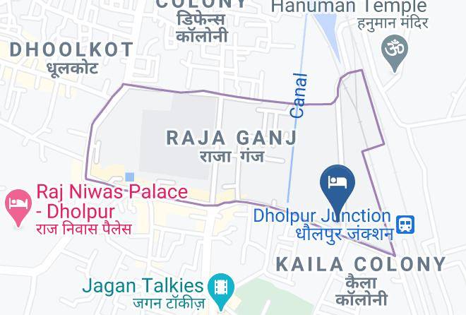 Dhaulpur - Kamal Hotel Maps