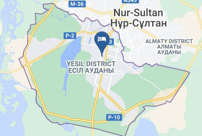 Nur Sultan - The Square Maps