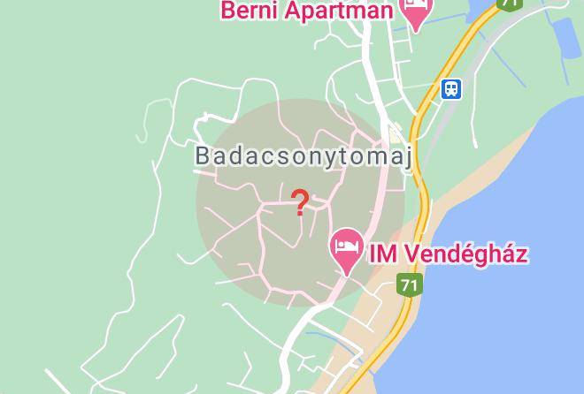 Badacsonytomaj - Kaman Nyaralo Maps