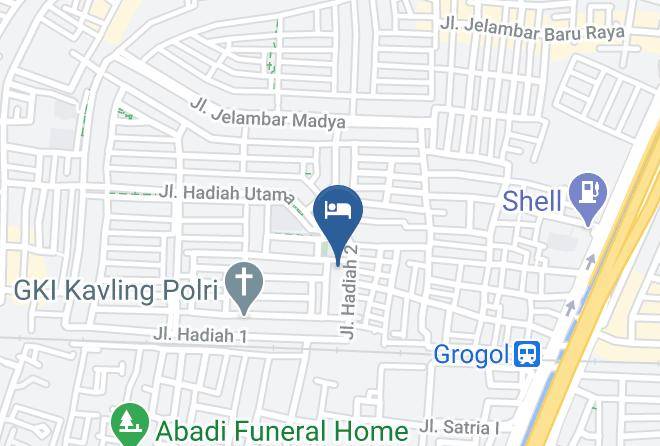 West Jakarta - Kamar Keluarga Hadiah Maps