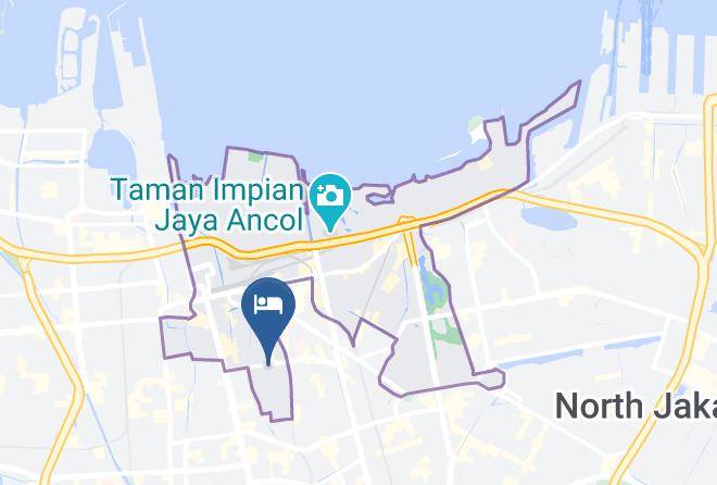 West Jakarta - Kamar Keluarga Mangga Besar Maps