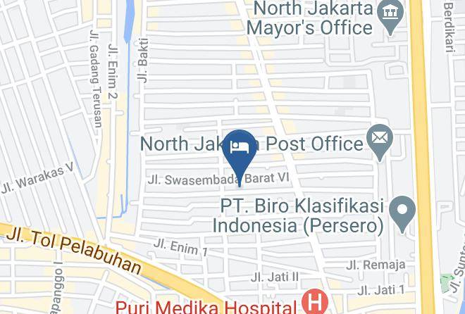North Jakarta - Kamar Keluarga Tanjung Priok Maps