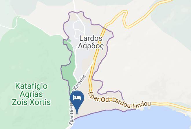 Dodecanese - Kamari Beach Hotel Rhodes Maps