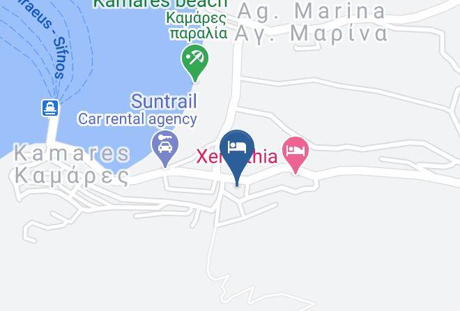 Milos - Hotel Kamari Maps