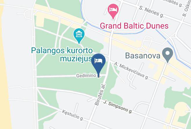 Palanga - Kambariu Nuoma Palangoje Maps