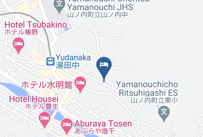 Yamanouchi Townshimotakai District - Kamei No Yu Maps
