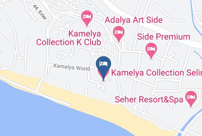 Manavgat - Kamelya Collection Selin Hotel Maps