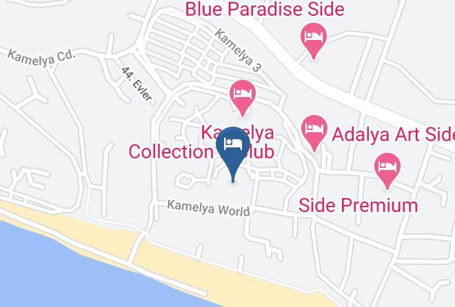 Antalya - Kamelya Collection Fulya Hotel Maps