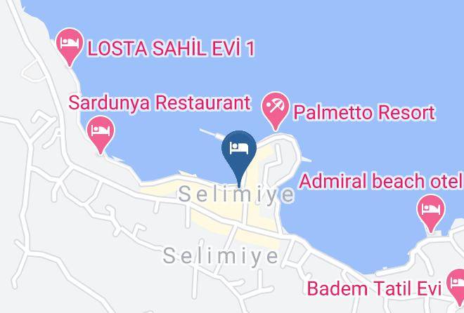 Mugla - Kamelya Otel Selimiye Maps