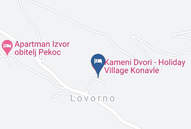 Konavle - Kameni Dvori Tavern Maps