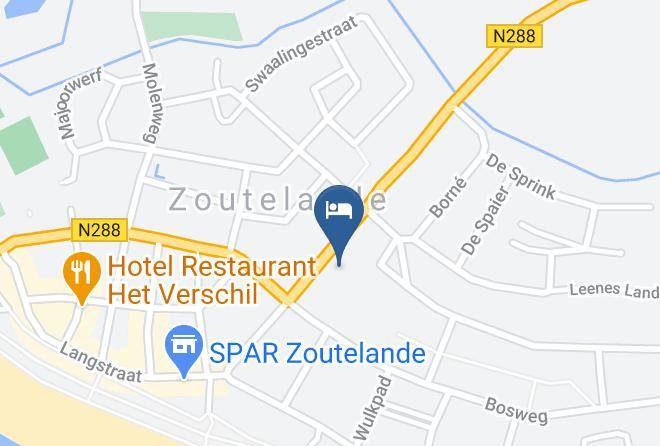Kamerverhuur Zilte Hoeve Zoutelande Map