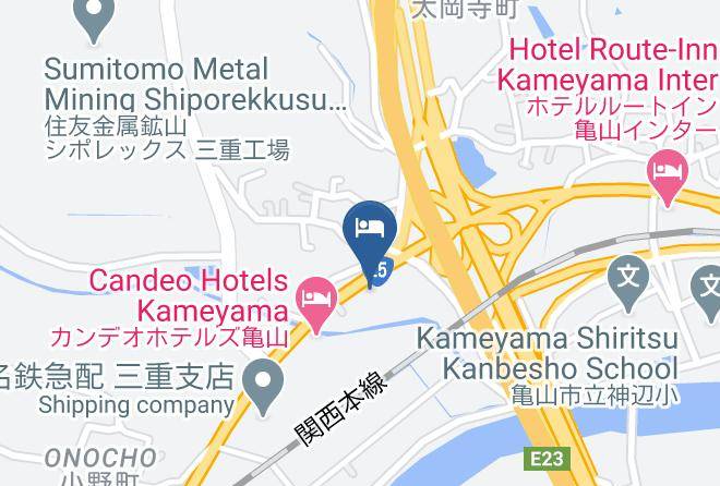 Kameyama Truck Station Map