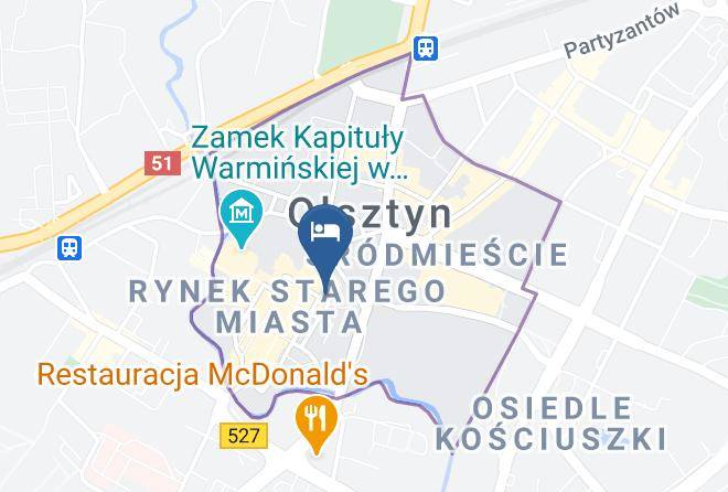 Olsztyn - Kamienica Centrum Maps